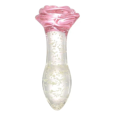 多汁的玻璃玫瑰花蕾