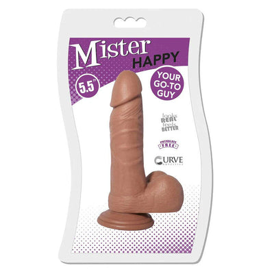 Mr. Happy 5.5英寸PVC假阳具