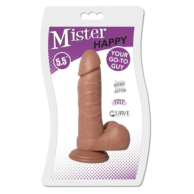 Mr. Happy 5.5英寸PVC假阳具