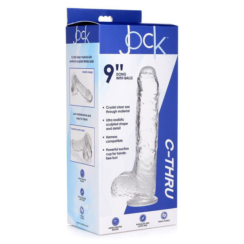 Jock C-Thru 透明假阳具