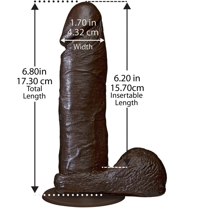 Vac-U-Lock 仿真阳具 - 非零售包装