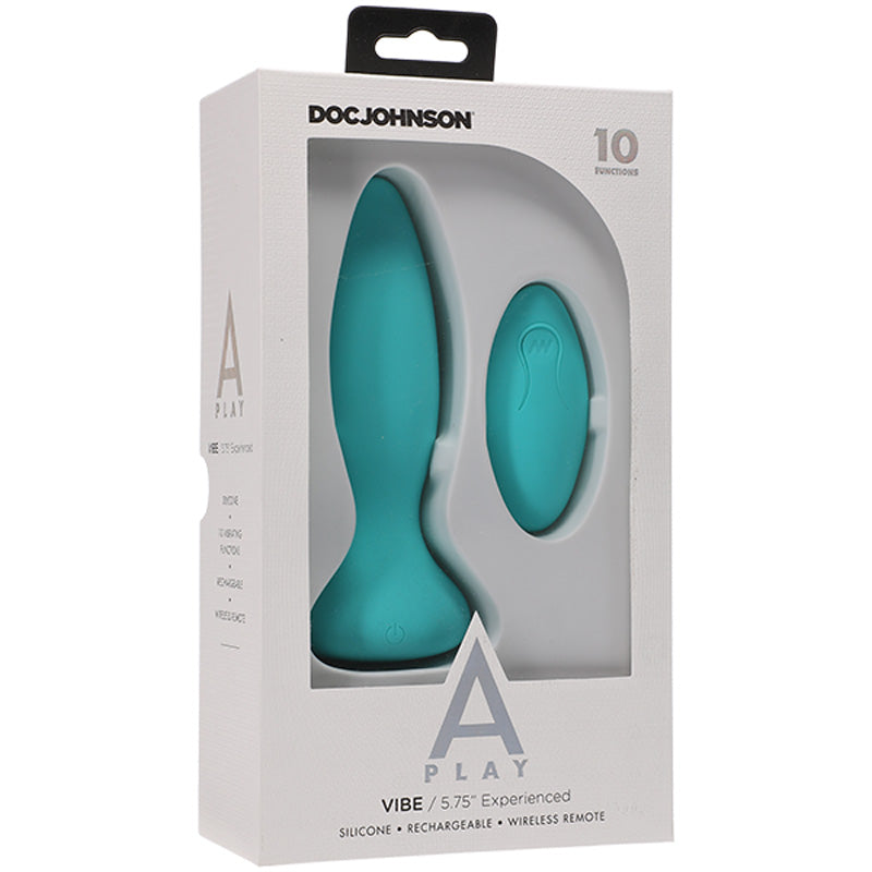 A-Play - Vibe - 进阶 - 可充电硅胶肛塞，带遥控器