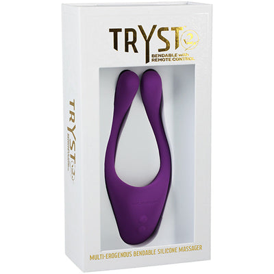 TRYST v2 可弯曲多部位按摩器，带遥控器