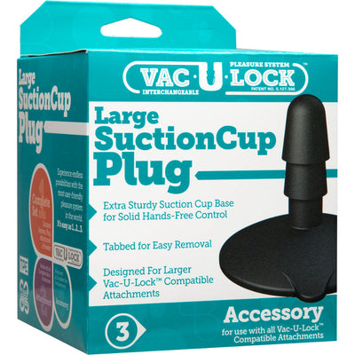 Vac-U-Lock 大号黑色吸盘塞