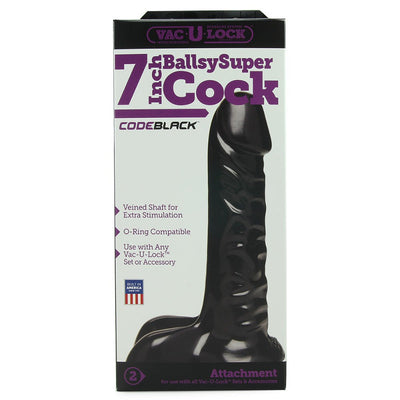 Vac-U-Lock Ballsy Super Cock - 非零售包装