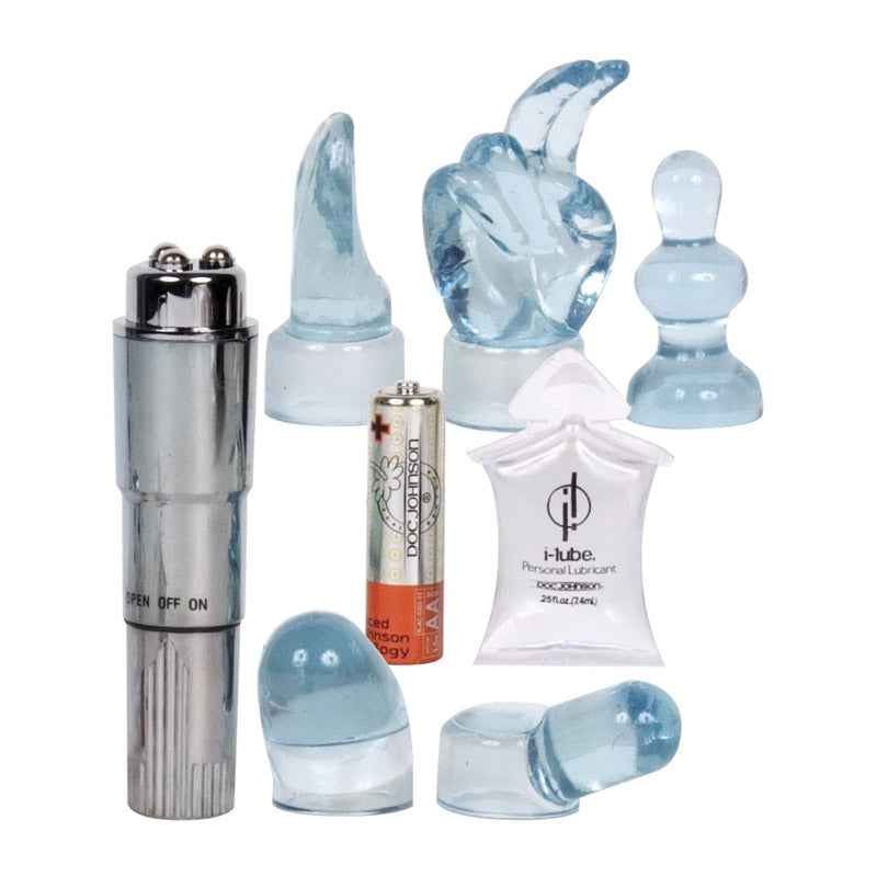 Jenna 防水银色振动器