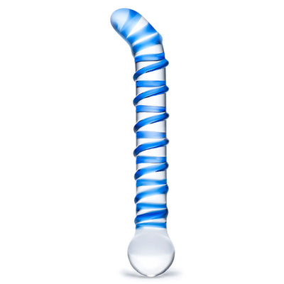Mr. Swirly 6.5英寸G点玻璃假阳具
