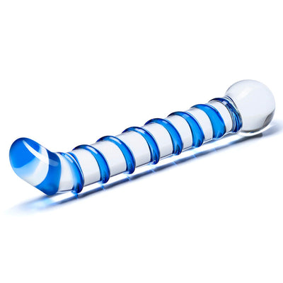 Mr. Swirly 6.5英寸G点玻璃假阳具
