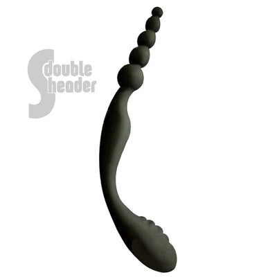 9s SDouble Header 双头硅胶肛珠