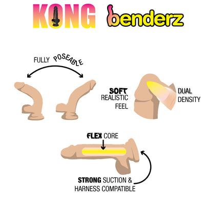 Kong Benderz 双层实感悦享棒
