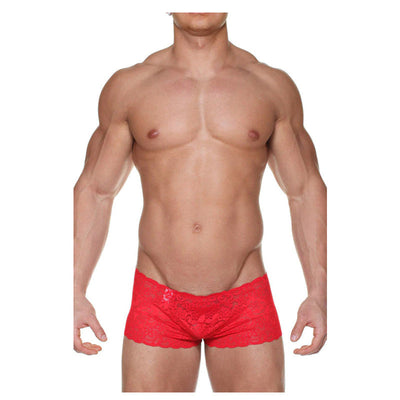 MaleBasics 曼妙蕾丝迷你平角短裤