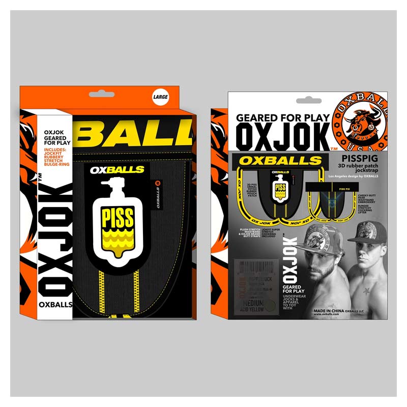 Oxballs Pisspig 3D 橡胶尿道贴片小便袋