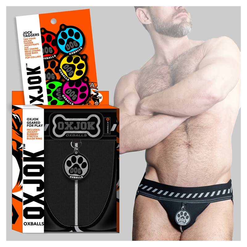 Oxballs Dogpack 幼犬标记器，带 7 种颜色的爪印标记器