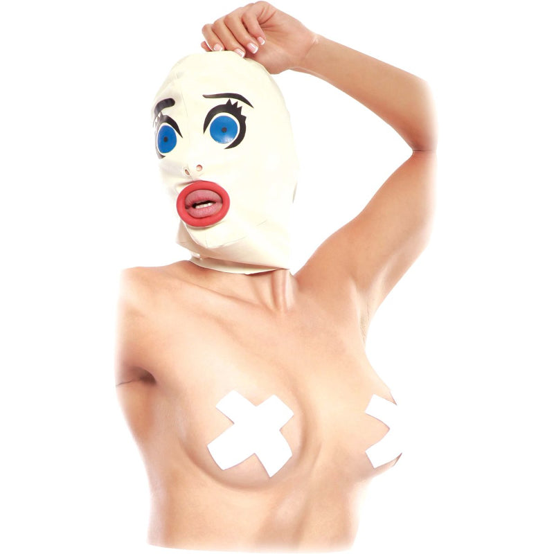 恋物癖幻想极端吓唬矫正乳胶头套