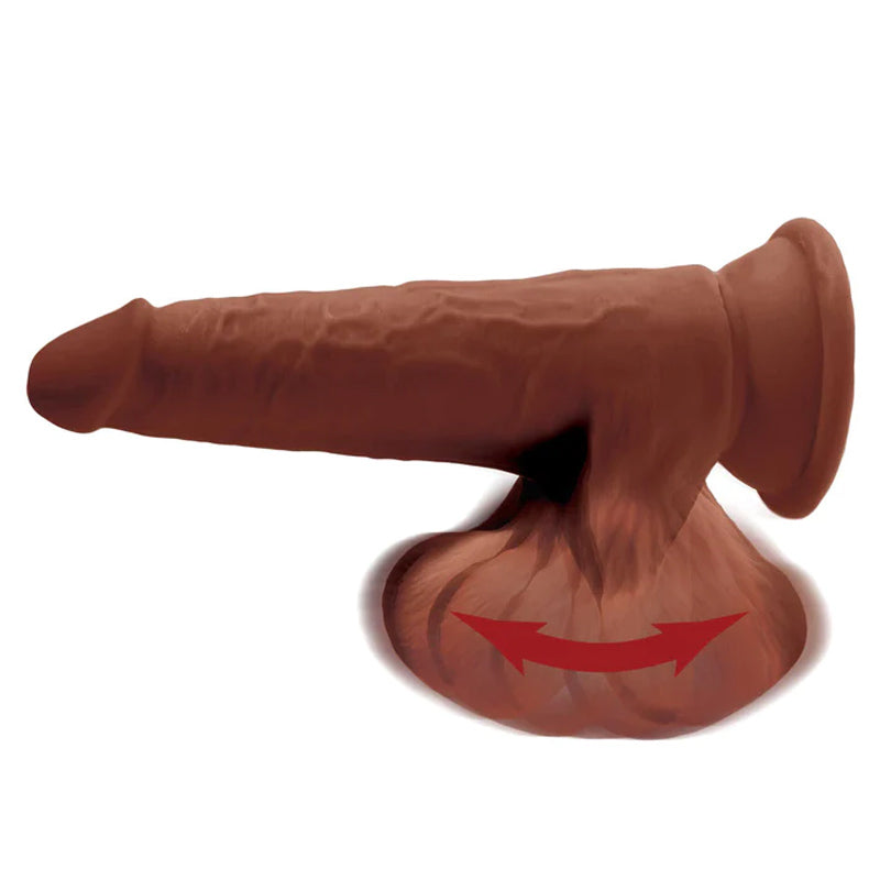 King Cock Plus 三重密度阳具，带摆动球