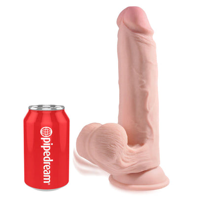 King Cock Plus 三重密度阳具，带摆动球