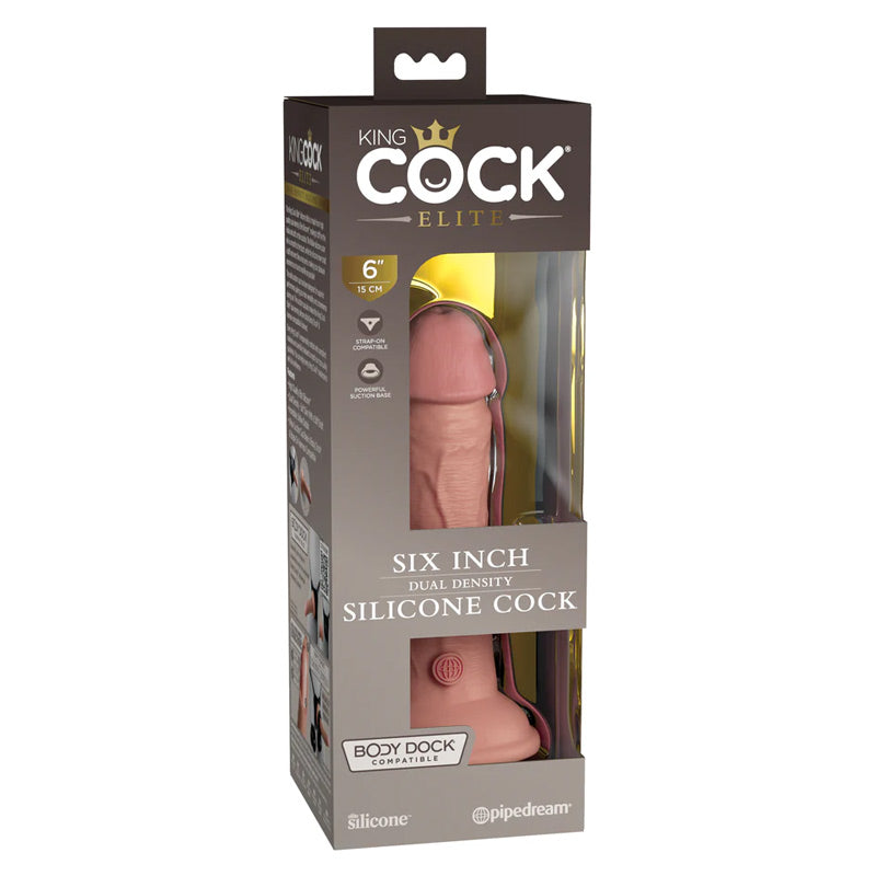 King Cock Elite 6英寸双密度确流悦享棒