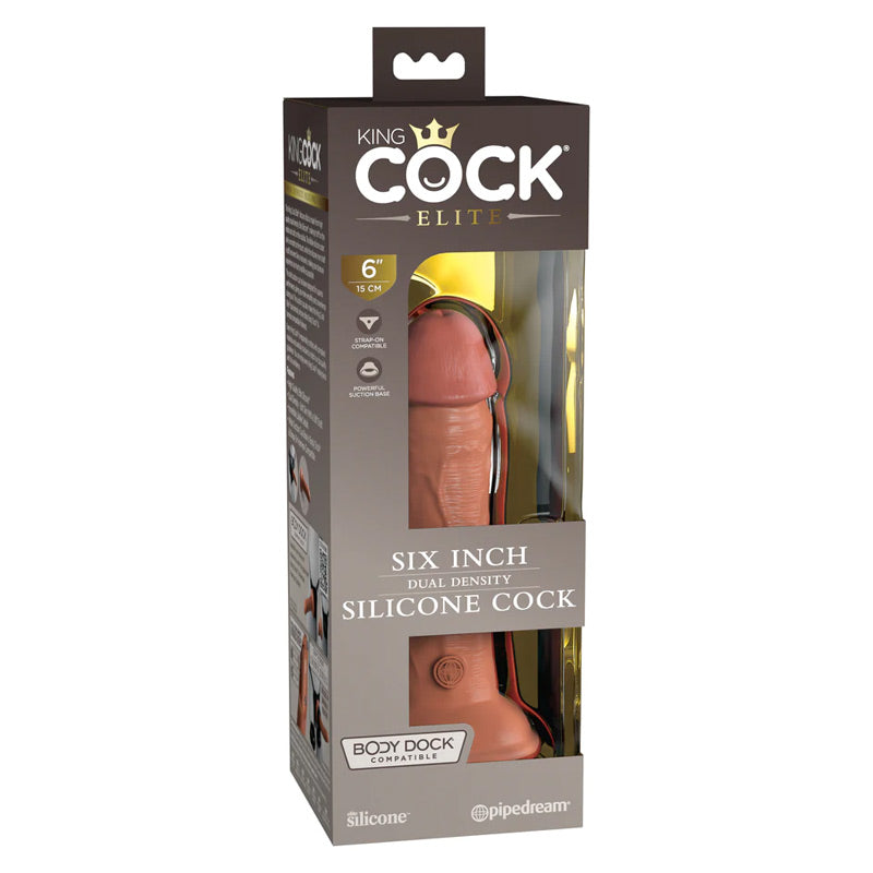 King Cock Elite 6英寸双密度确流悦享棒