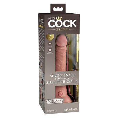 King Cock Elite 7英寸双密度确流悦享棒
