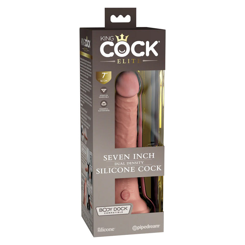 King Cock Elite 7英寸双密度确流悦享棒