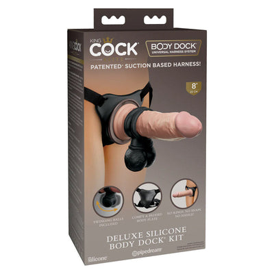 King Cock Elite 豪华硅胶身体底座套装