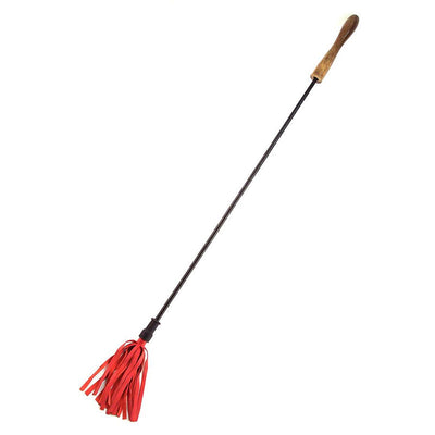 Rouge Garments Woden Handle Leather Riding Crop