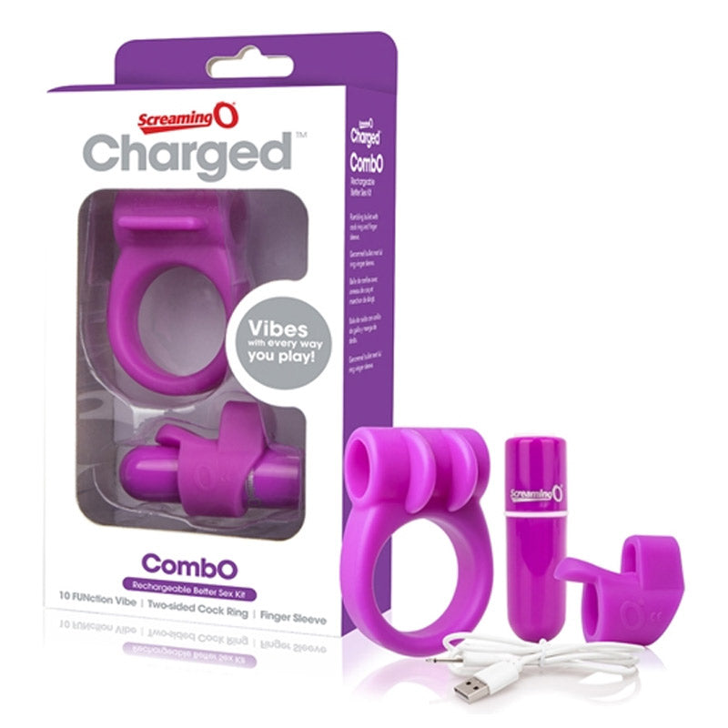 Charged CombO 套装 阴茎环和子弹振动器