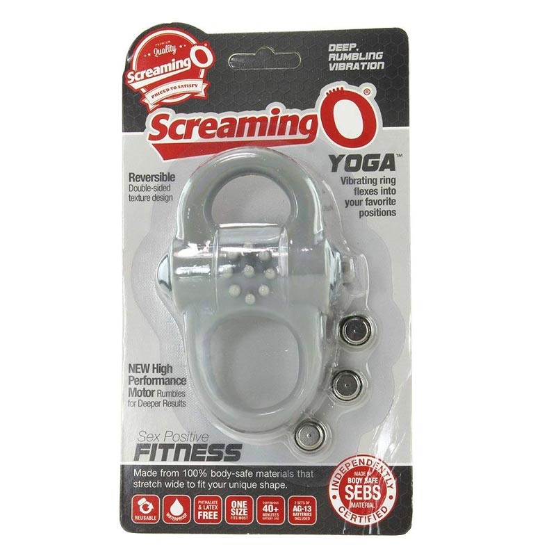 ScreamingO Yoga - 灰色款震动阴茎环