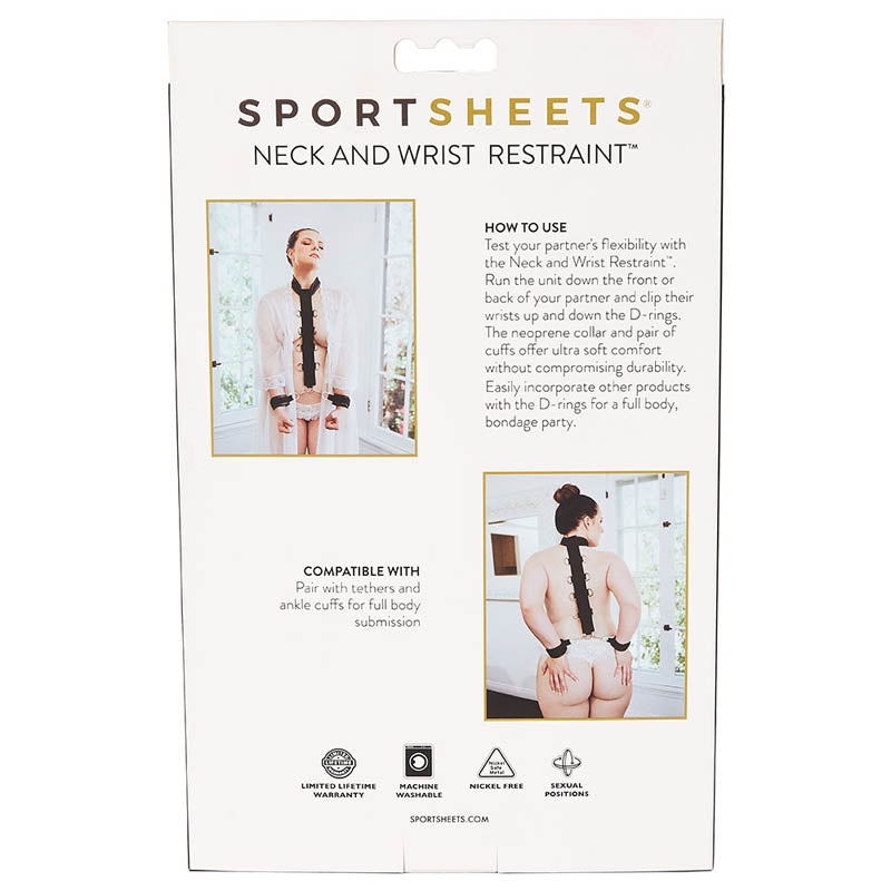 SportSheet颈部和腕部约束带