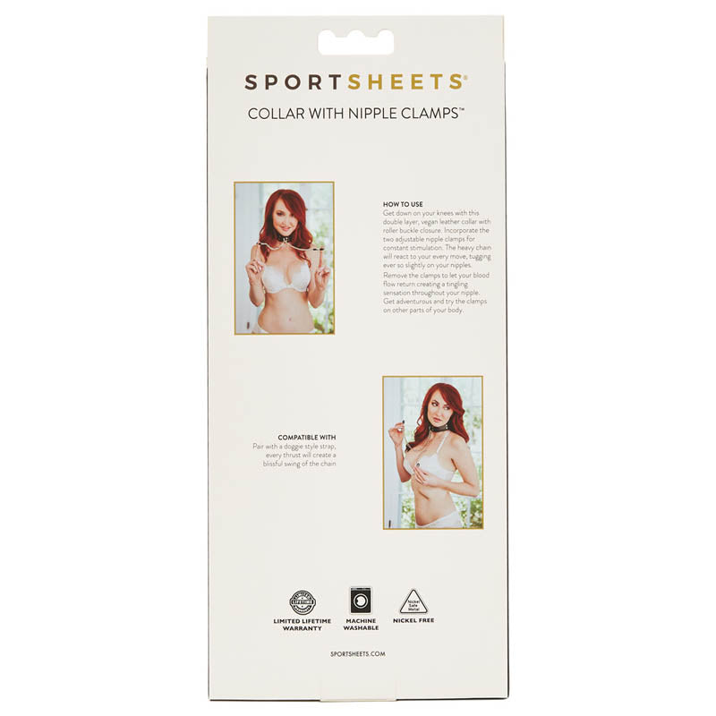 SportSheet 带乳头夹的项圈