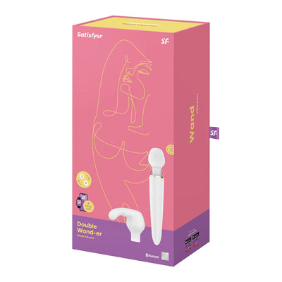 Satisfyer 双头按摩棒刺激器（带附件）