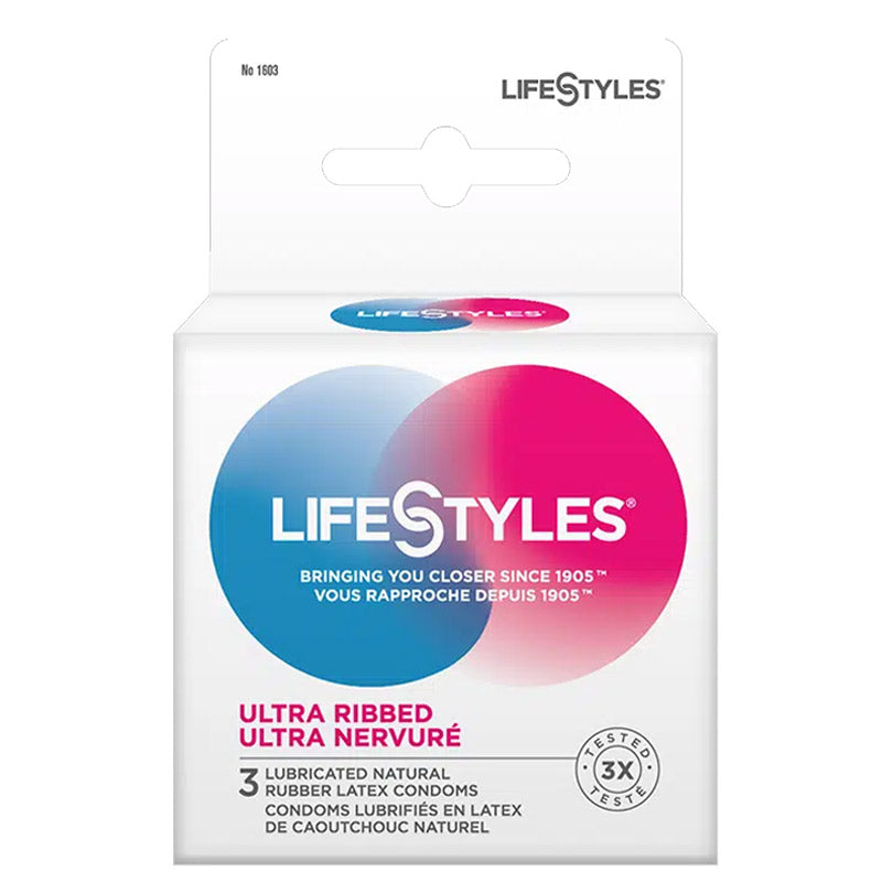 Lifestyles Pleasure 罗纹 3 件装