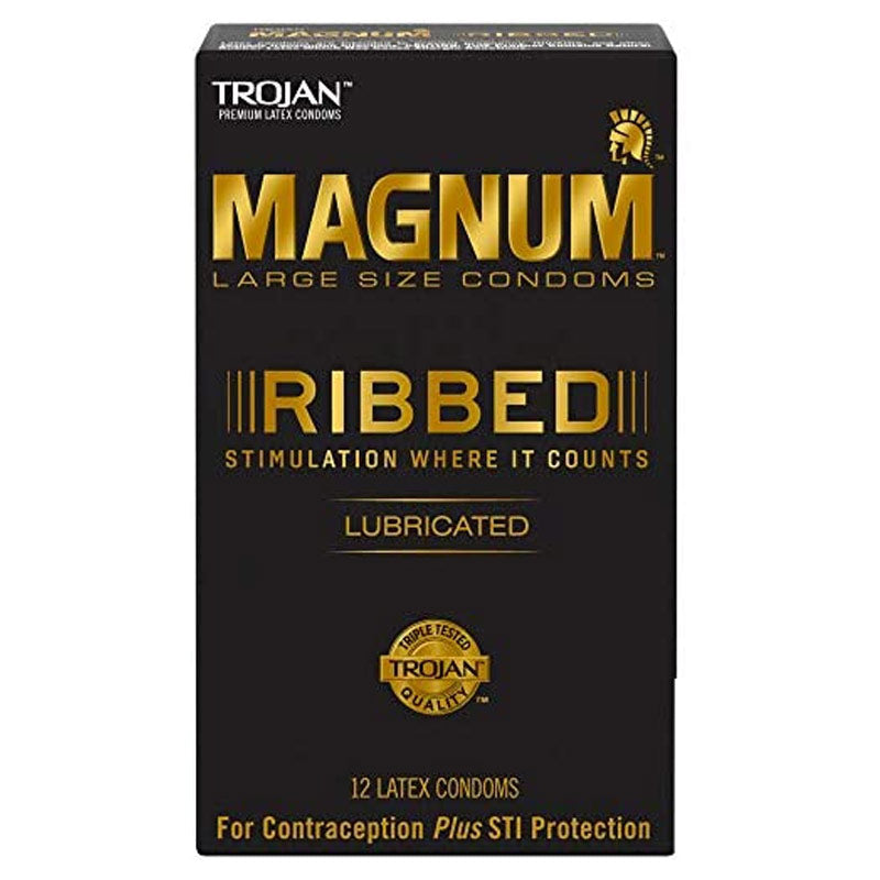 特洛伊 Magnum 螺纹避孕套