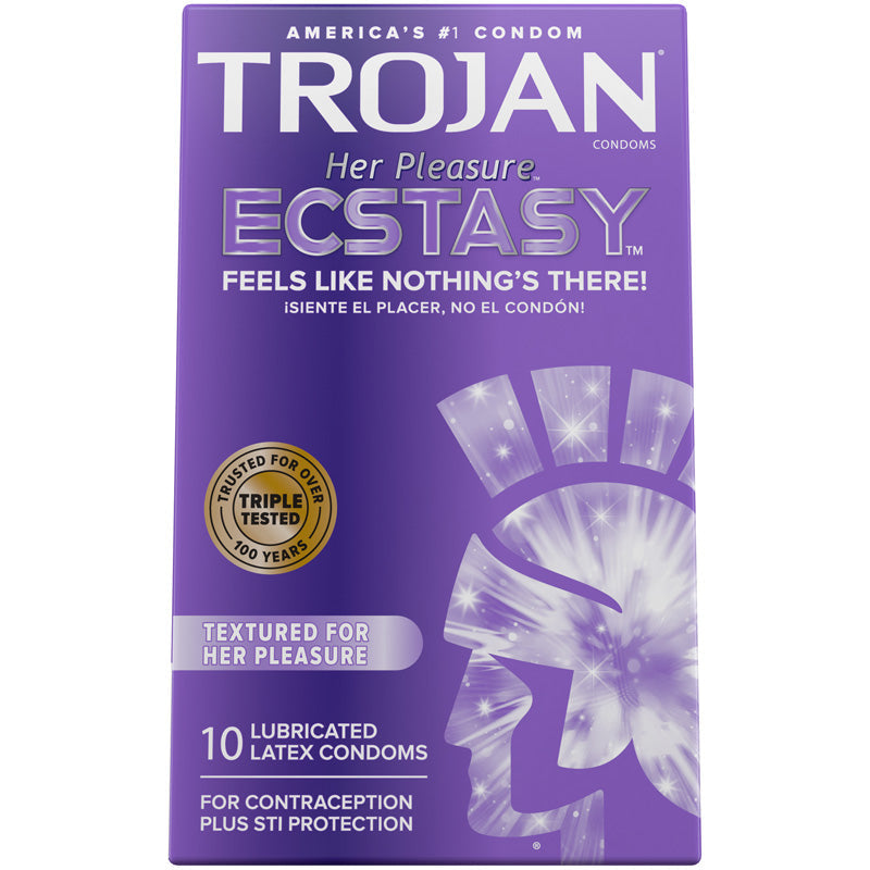 Trojan Her Pleasure Ecstasy 超顺滑润滑避孕套
