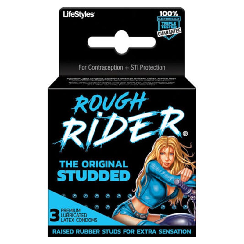 Lifestyles Rough Rider 铆钉避孕套
