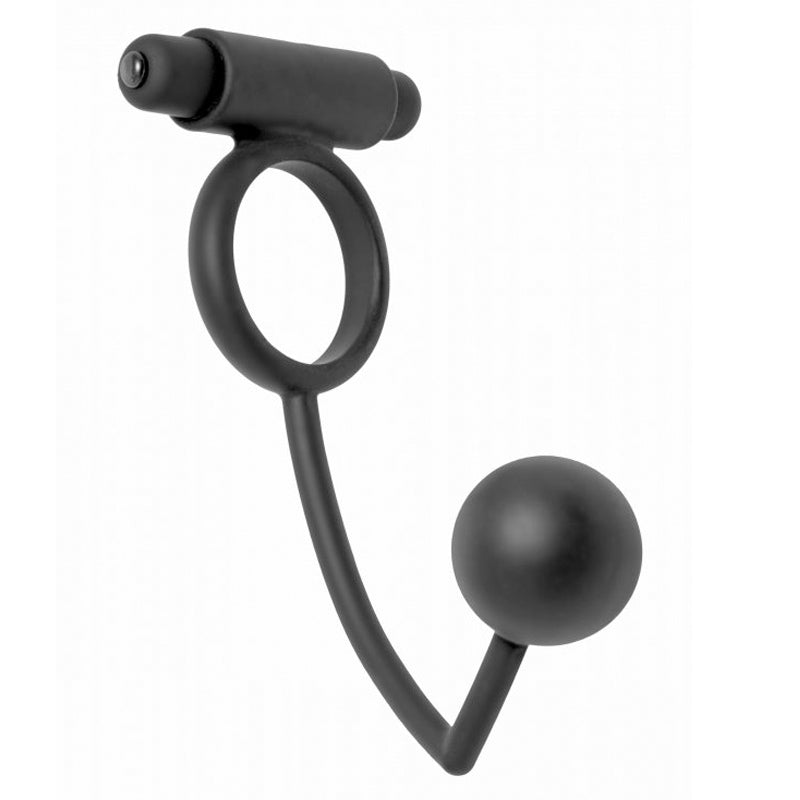 Odyssey 振动阴茎环带肛门刺激器