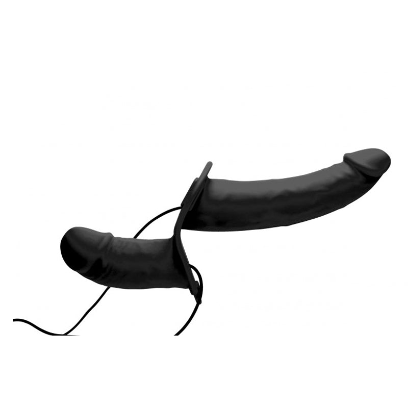 Power Pegger 黑色确流振动双头带安全带悦享棒