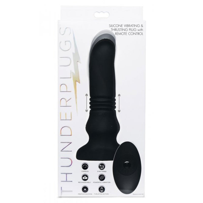 带遥控器的硅胶振动推进式性玩具
