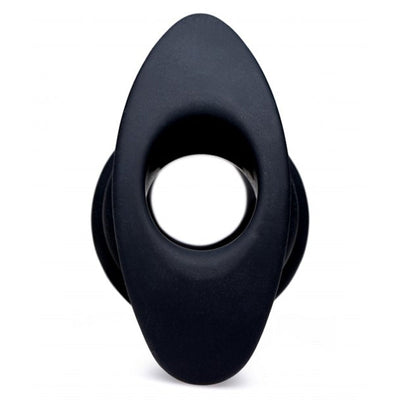 硅胶罗纹空心肛塞 - 中号