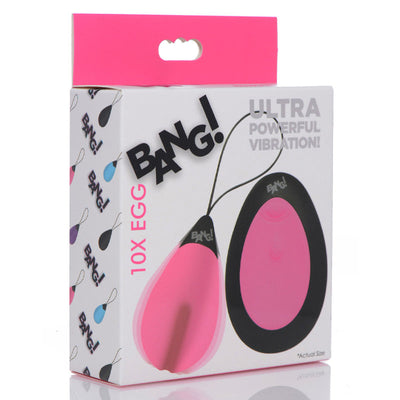 Bang 10倍震动硅胶蛋，带遥控器