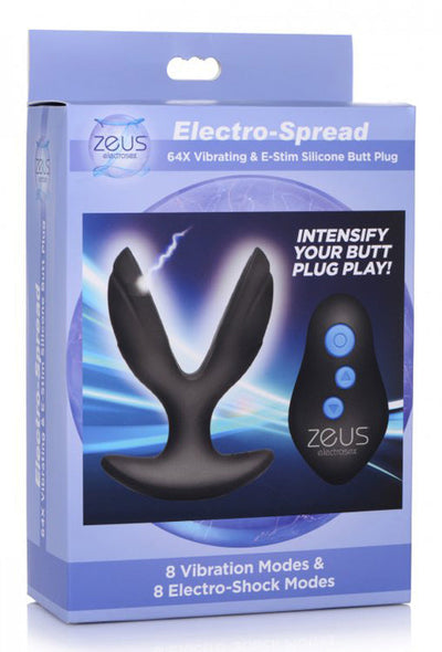 Electro-Spread 64倍振动和电刺激硅胶肛塞