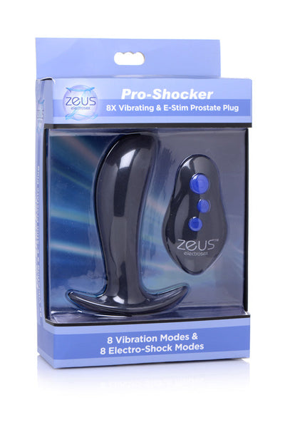 Pro-Shocker 8倍震动电刺激硅胶前列腺塞