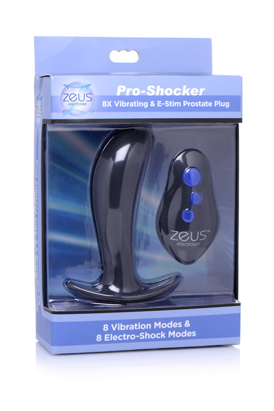Pro-Shocker 8倍震动电刺激硅胶前列腺塞