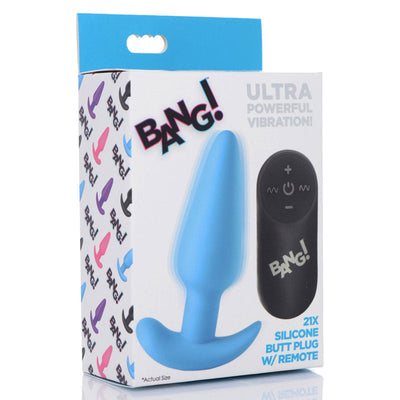 Bang 21X 振动硅胶肛塞带遥控器