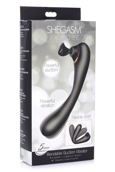 Shegasm 7X 姿势可弯曲吸盘振动器