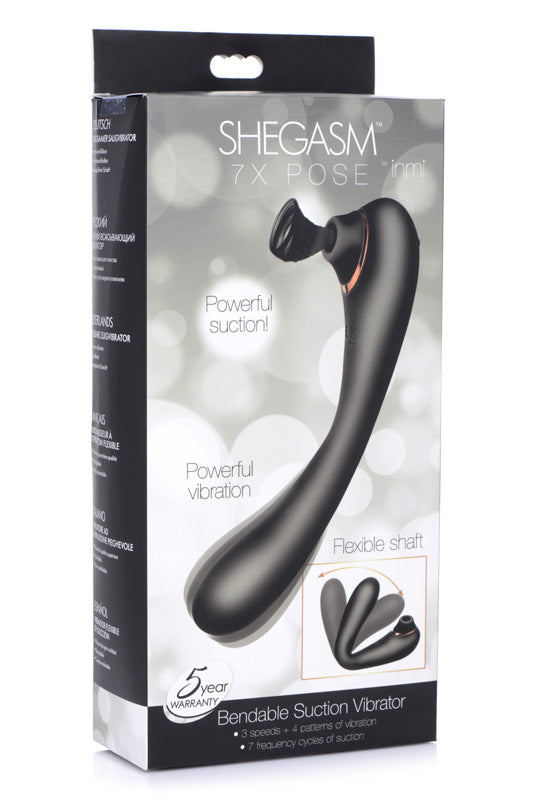 Shegasm 7X 姿势可弯曲吸盘振动器