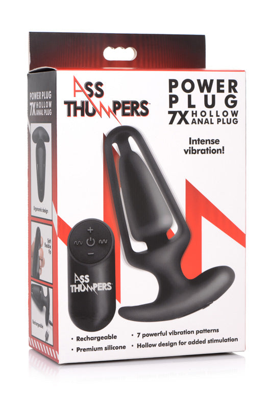 Power Plug 7X 空心肛塞带遥控器