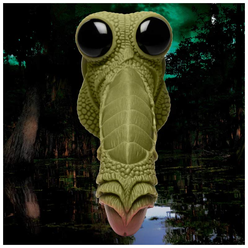 生物公鸡沼泽怪物绿色鳞片仿真悦享名器