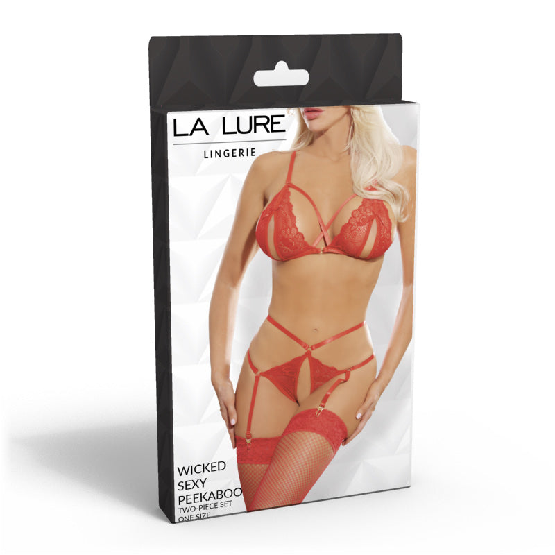 La Lure 性感撩人雅致分体套装