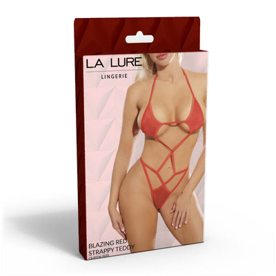 La Lure 炽热魅惑红吸带泰迪套装